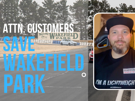 Deadweight Industries support out local race tracks.