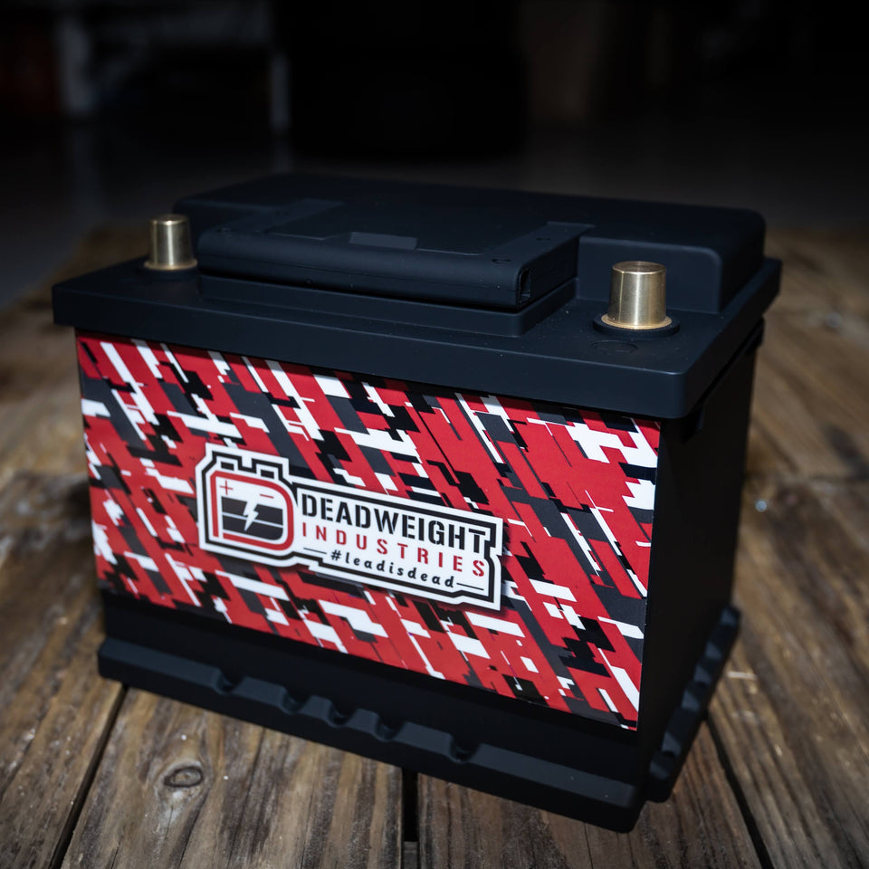 Lightweight lithium car battery. Weight reduction mod for race and track cars. 2kg weight and 500CCA cranking amps. A new car part upgrade that you have to have