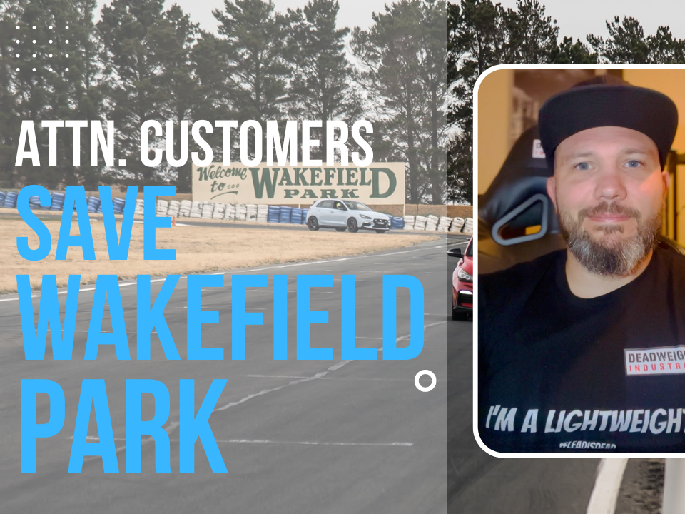 Deadweight Industries support out local race tracks.